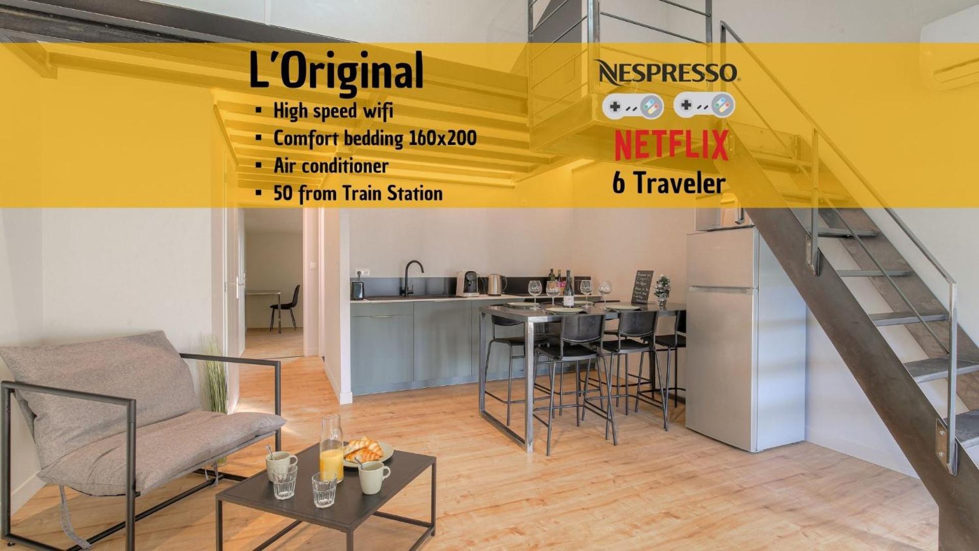 L Original - Travelhome - Free Wifi - 6 Travelers Villefranche-sur-Saone Luaran gambar